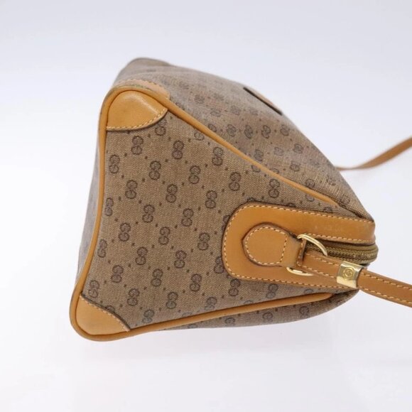 GUCCI Micro GG Supreme Shoulder Bag PVC Beige Gold - Picture 3 of 16